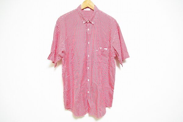 目が覚めるほどさわやか!パパスのギンガムチェック 半袖シャツを買取しました