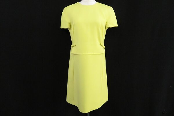 美しく光るレモンイエロー｜ヴァレンティノのワンピースを買取しました