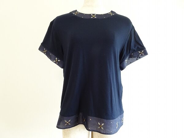 ほどよく光るラインストーンが素敵｜ミスアシダのカットソーを買取しました