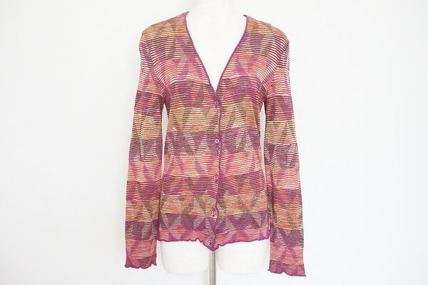 カラフル×ゴージャス|ミッソーニのカーディガンを買取しました