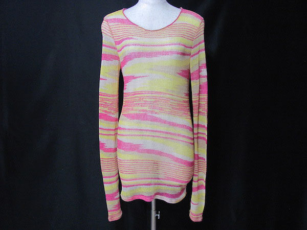 ピンク×イエローの組み合わせが抜群｜ミッソーニのチュニックを買取しました