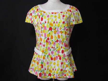 心温まるフルーツ柄が素敵なエムズグレイシーのトップスを買取しました