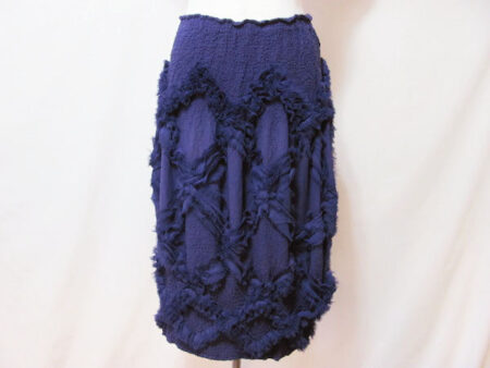 大人な紫がゴージャス｜ミーイッセイミヤケのスカートを買取しました