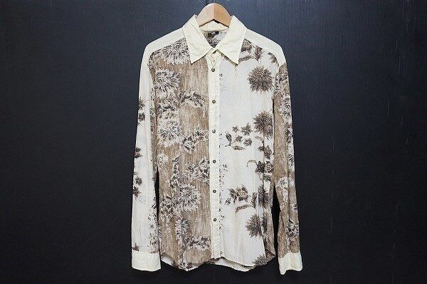 落ち着きを感じる花柄が印象的なD＆Gの長袖シャツを買取しました