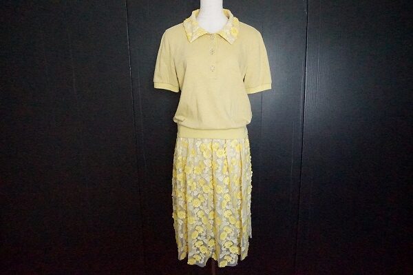 やわらかく決まるイエロー｜ユキトリイのセットアップを買取しました