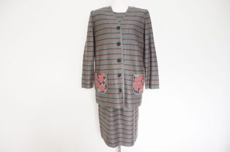 さっぱりしたボーダーで軽やかに決まる｜斉藤都世子のセットアップを買取しました