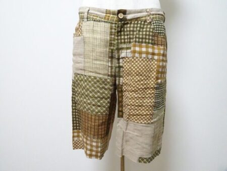 お洒落なチェックに見とれる｜マドモアゼルノンノンのハーフパンツを買取しました