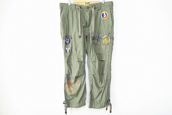ほどよいワッペンがおしゃれ｜ポロラルフローレンのカーゴパンツを買取しました