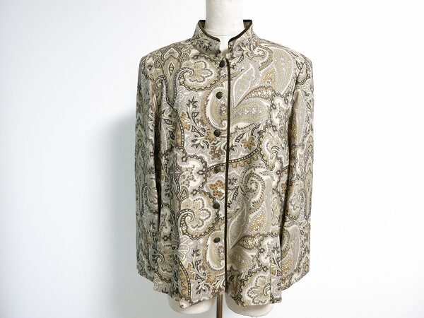 ボタニカル柄ジャケットを買取！レリアン