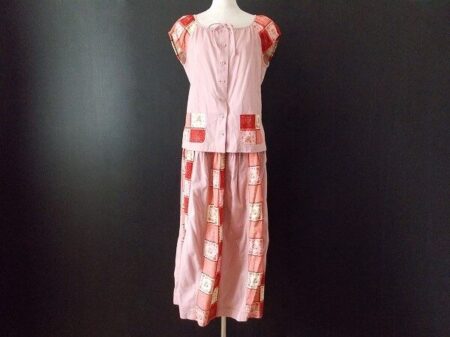 パッチワークで可愛らしく｜ピンクハウスのセットアップを買取しました