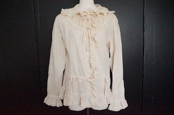 フリル＆リボンが得意！ピンクハウスのブラウスを買取させて頂きました