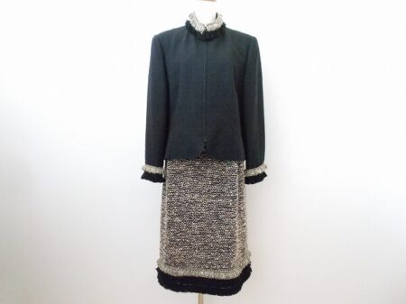 13号のツイード・スカートスーツを美品買取！ジュンアシダ