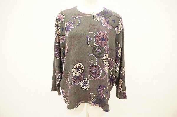 和を感じるお花が素敵｜詩仙堂のカットソーを買取しました