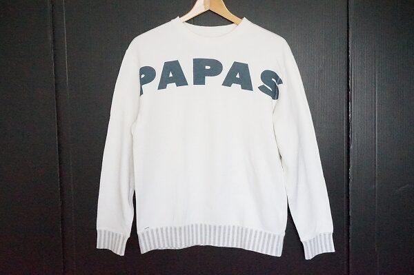 親しみあるロゴがGOOD｜パパスのトレーナーを買取しました