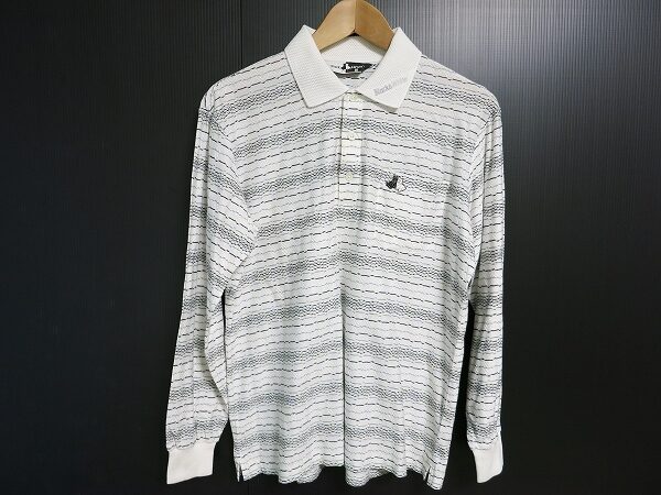 どこか優しい印象に！ブラック＆ホワイトのポロシャツを買取しました