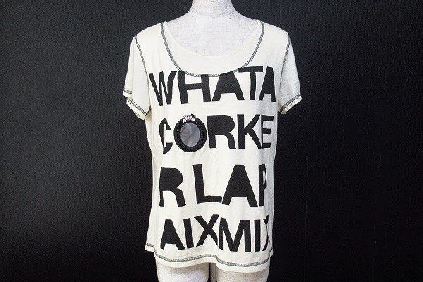 デジタル風のロゴが素敵｜アルベロベロのカットソーを買取しました