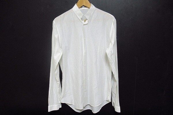 スタンドカラーで聡明さをアピール|クリスチャンディオールの長袖シャツを買取しました