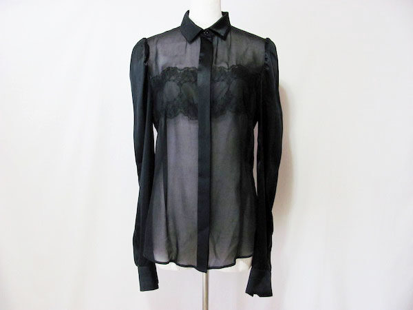 ほどよい透け感でスタイリッシュな印象に｜D＆G のブラウスを買取しました