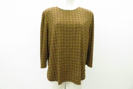 シンプルなブラウンチェック！ 詩仙堂のカットソーを買取させて頂きました