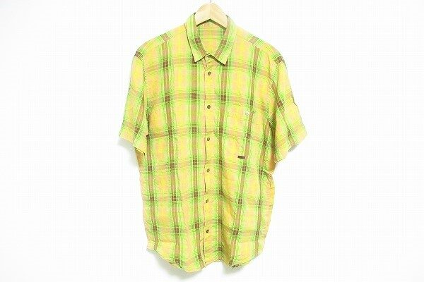 明るい印象のチェック柄シャツを買取!パパス