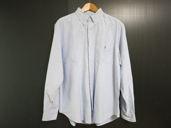 クールかつ爽やかに着られる|ポロラルフローレンの長袖シャツを買取しました