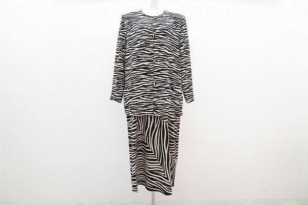 ゼブラ柄で強くエレガントに！詩仙堂のセットアップを買取しました