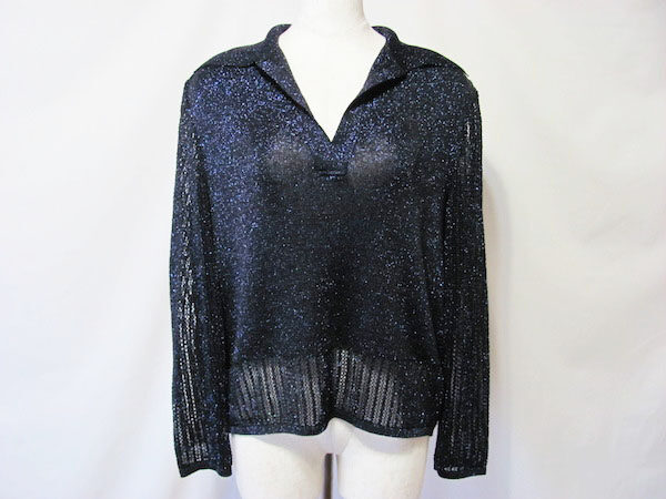 適度に輝くラメが上品｜伊太利屋のカットソーを買取しました