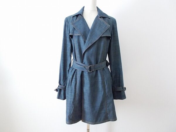 繊細シルエットに注目｜レリアンのコートを買取しました