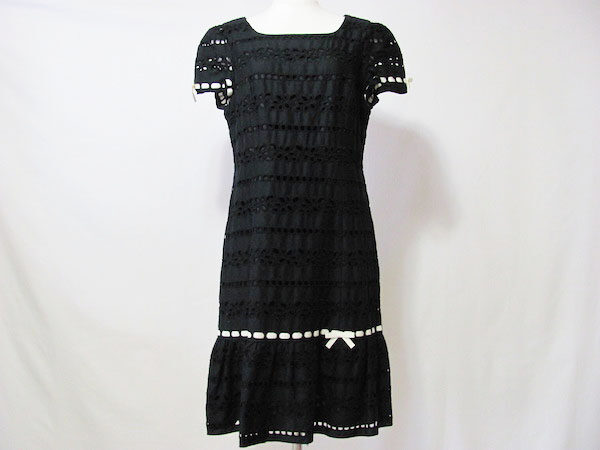 黒×レースの上品さが素敵なエムズグレイシーのワンピースを買取しました
