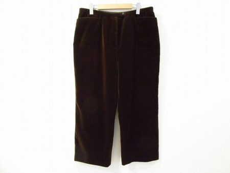 ベロア調でラグジュアリー感アップ｜レリアンのパンツを買取しました