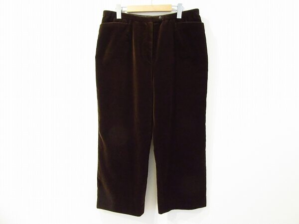 ベロア調でラグジュアリー感アップ｜レリアンのパンツを買取しました