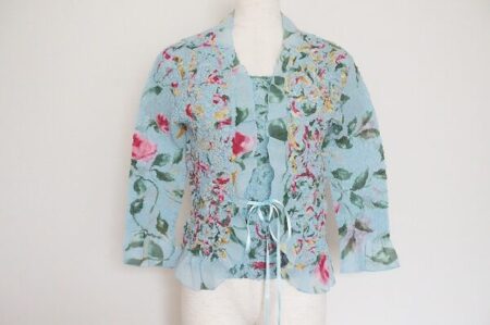 美しい花柄にここと奪われる｜ユキトリイのアンサンブルを買取しました