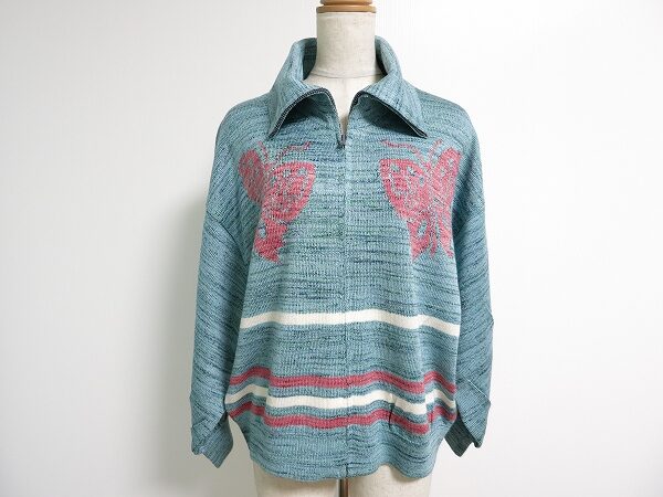 ライトに着られる|斉藤都世子のジップアップ ニットを買取しました