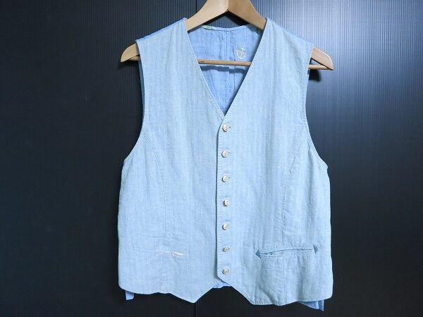 さわやかさを演出してくれる|パパスのベストを買取しました