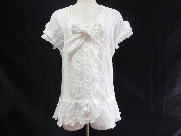 リボンで造る世界観｜ピンクハウスのトップスを買取しました