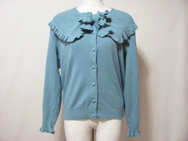 大きめフリルが可愛い｜インゲボルグのカーディガンを買取しました