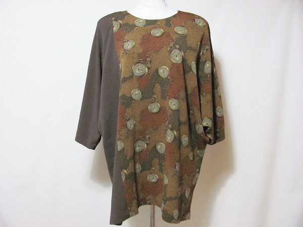 目新しい時計柄が素敵｜詩仙堂のチュニックを買取しました
