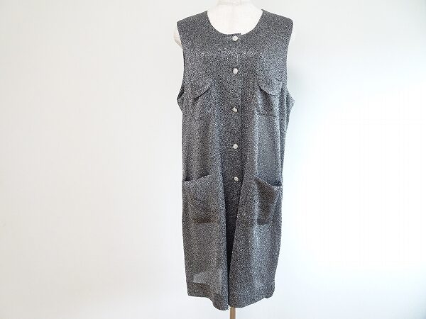 程よく効いたラメがゴージャス|斉藤都世子のジレを買取しました