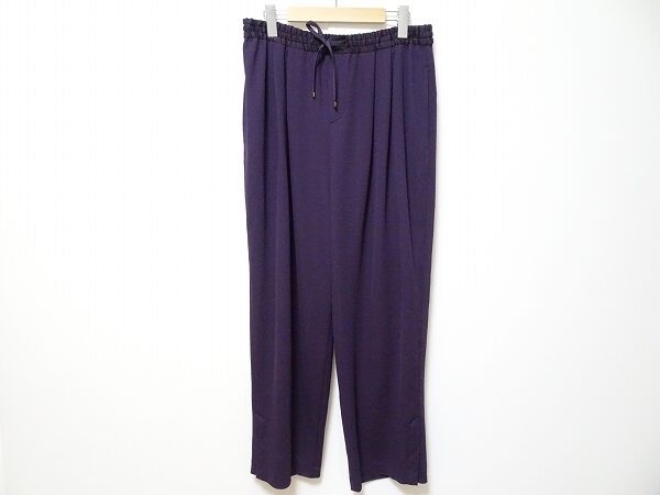ダークな紫で個性的なおしゃれを｜自由区のワイドパンツを買取しました