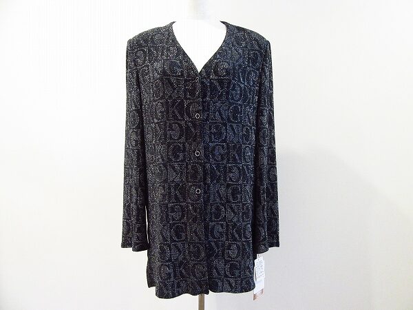 大人女性ならではの黒ラメ｜伊太利屋のカーディガンを買取しました