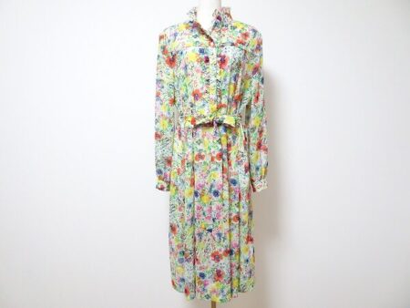 カラフルなお花が素敵｜レリアンのワンピースを買取しました