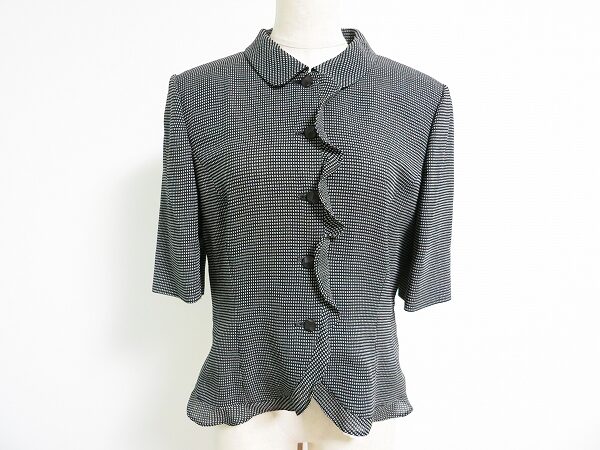 不規則なフリルがおしゃれ｜レリアンのブラウスを買取しました