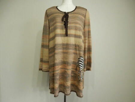 珍しいシマウマ柄｜伊太利屋のチュニックを買取しました