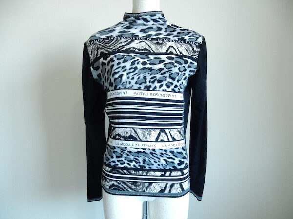 ヒョウ柄がセクシー｜伊太利屋のカットソーを買取しました