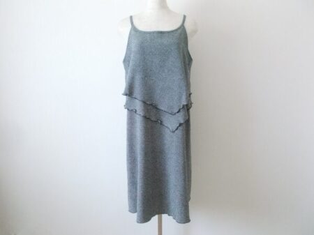 鹿の子柄でシックに｜詩仙堂のワンピースを買取しました