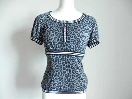 ブリリアントなヒョウ柄に胸を打たれる｜伊太利屋のカットソーを買取しました