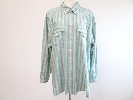 優しいストライプが魅力｜レリアンのシャツを買取しました