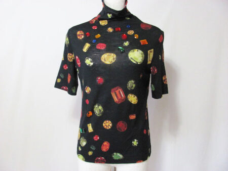 ビジュー柄がポップで可愛らしい｜ジュンコシマダのカットソーを買取しました