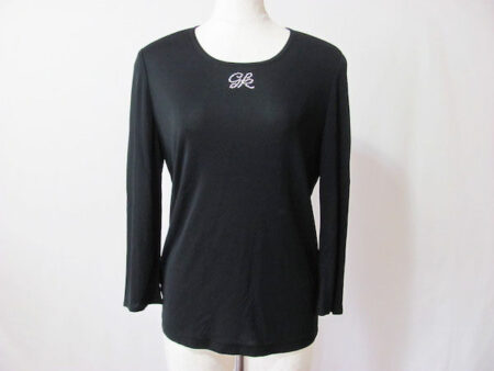 黒に光るラインストーンが美しい 伊太利屋のカットソーを買取しました