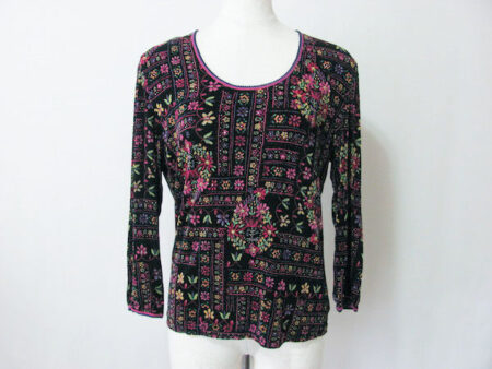 豪華な柄にパワーをもらえる｜伊太利屋のカットソーを買取しました